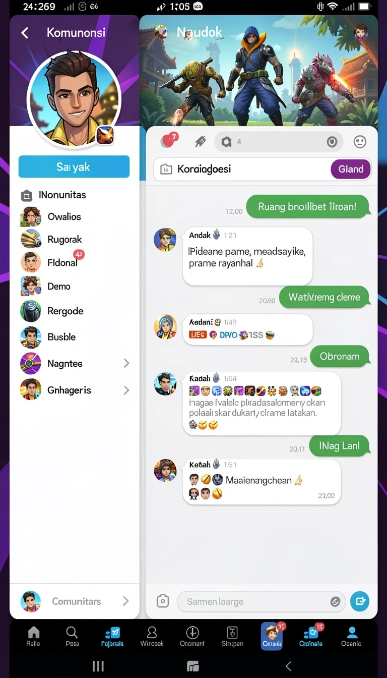 Beragam pilihan permainan menarik dalam aplikasi zk7 App APK Terbaru.
